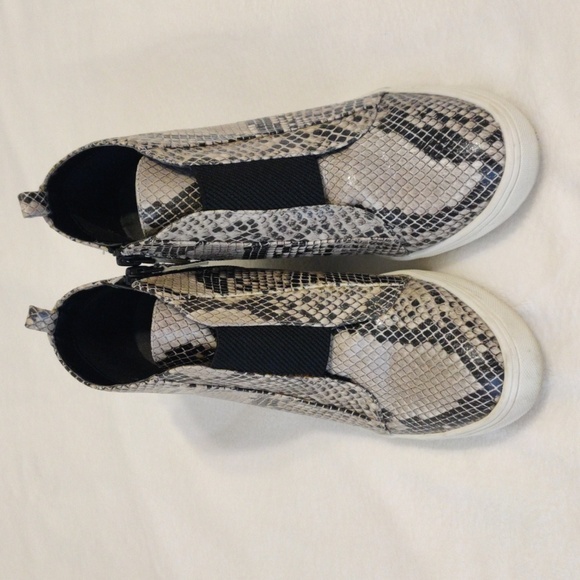 MIA. Women's Snake Print Slip-On Sneakers - Picture 4 of 9
